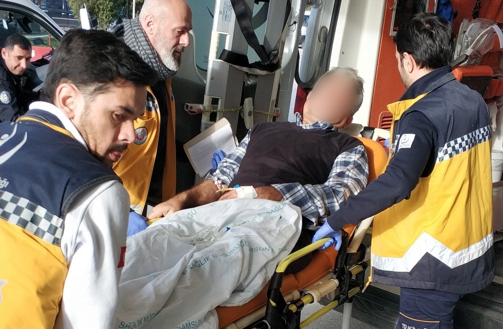 Samsun’da bıçaklı saldırı: 1 yaralı 