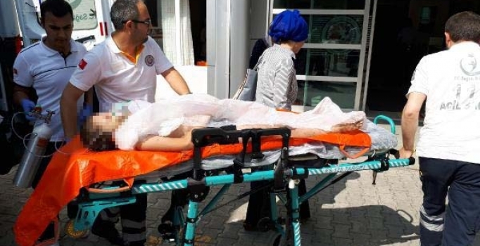 Samsun'da boğulma tehlikesi geçiren Yasir yaşam savaşı veriyor