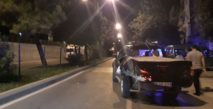 Samsun’da dolmuş kamyonete çarptı: 4 kişi yaralandı
