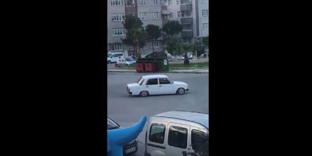 Samsun'da drift yapan sürücüye 5 bin 10 TL ceza