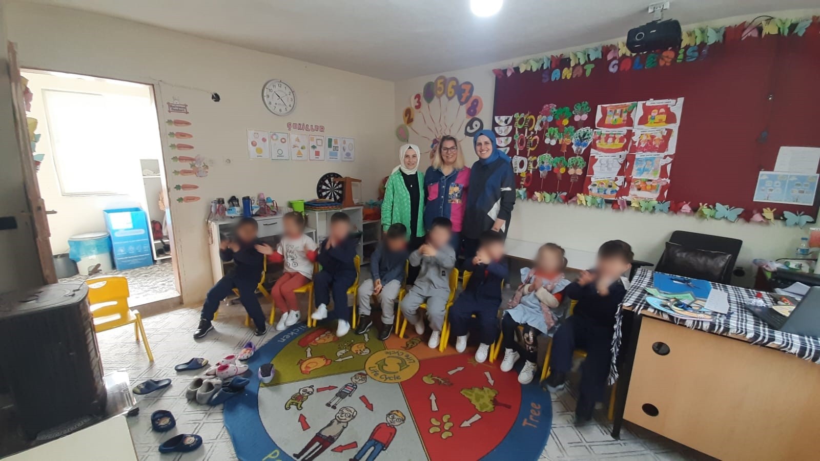 Samsun’da Ebe Özge Tekin’den örnek bayram davranışı