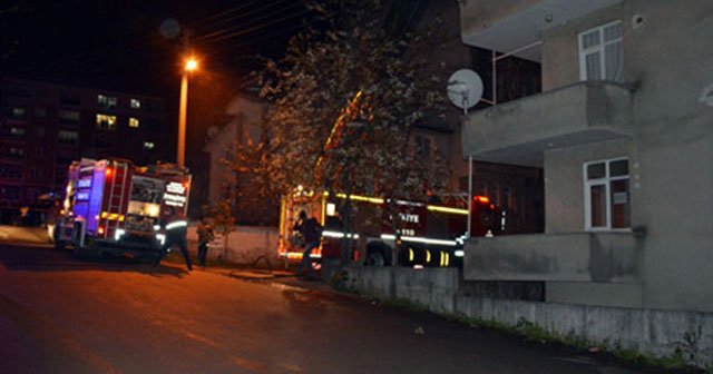 Samsun'da elektrikli battaniyeden çıkan yangın korkuttu