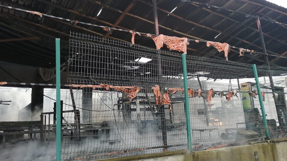 Samsun’da fabrika yangını kontrol altına alındı 