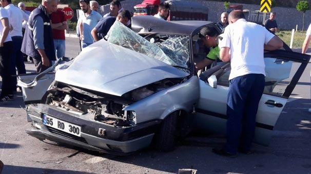 Samsun'da feci kaza: 1 kişi hayatını kaybetti
