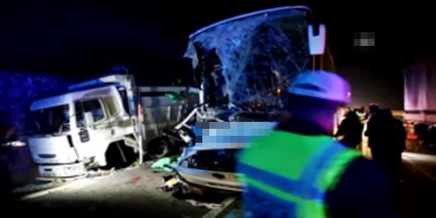 Samsun'da feci kaza! 1 ölü, 39 yaralı