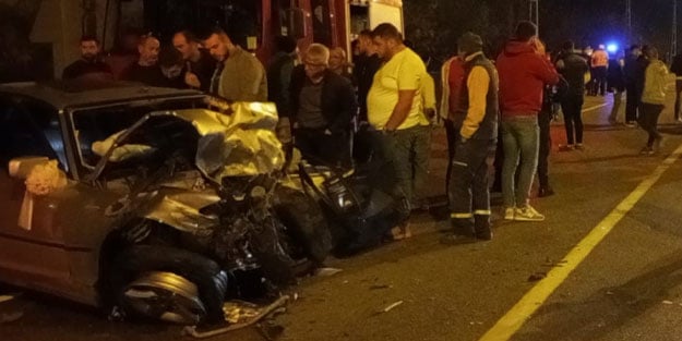 Samsun'da feci kaza: 2 ölü, 2 yaralı