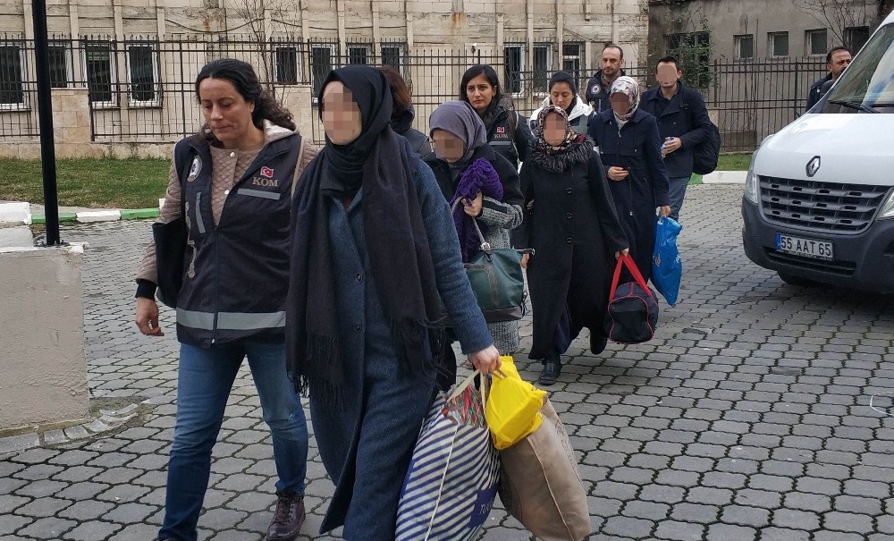 Samsun’da FETÖ’den 5 zanlı adliyede 