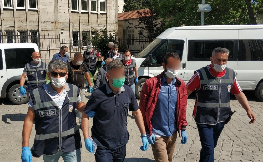 Samsun’da gözaltına alınan aranan şahıslar adliyeye sevk edildi 