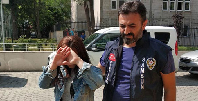 Samsun'da iki kız arasındaki 