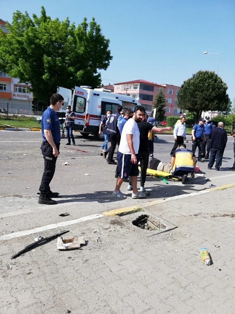 Samsun’da kamyonet kamyonla çarpıştı: 6 yaralı 