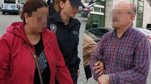 Samsun'da karı-koca marketteki güvenlik kamerasına takılınca…