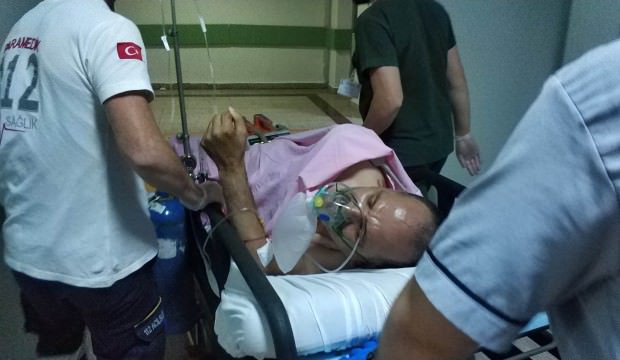 Samsun'da kavgayı ayırmak istedi, dehşeti yaşadı