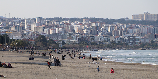Samsun'da korkutan manzara