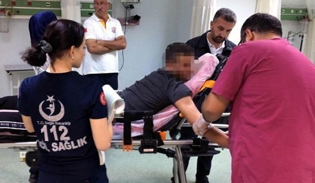 Samsun'da lisede dehşet anları!