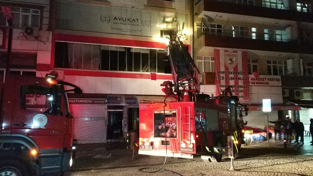 Samsun’da lokanta yangını korkuttu 