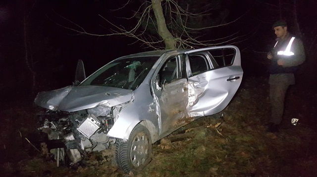 Samsun'da otomobil şarampole devrildi: 1 ölü