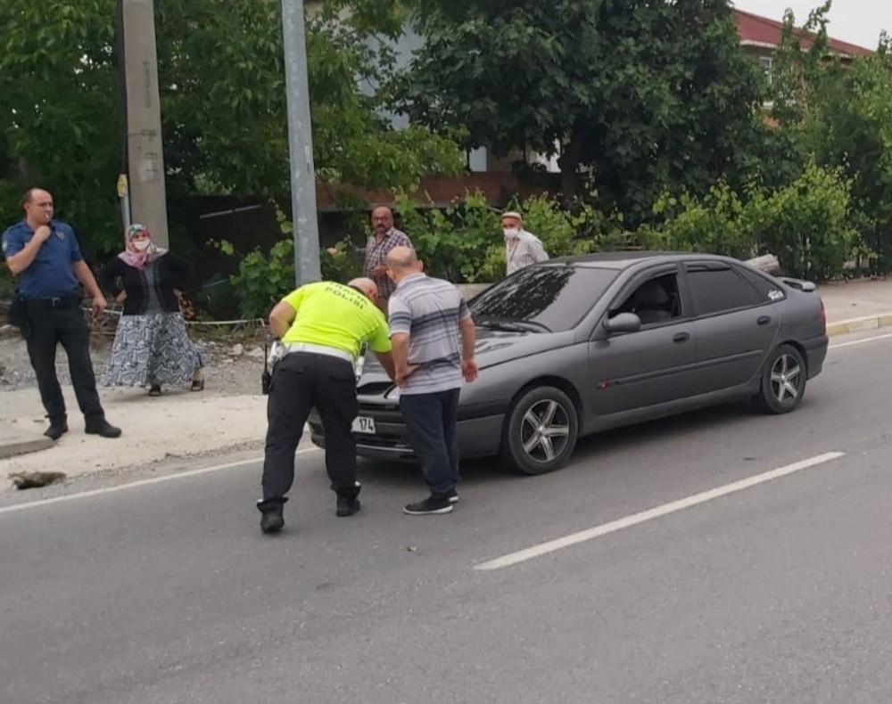 Samsun’da otomobilin çarptığı çocuk ağır yaralandı 