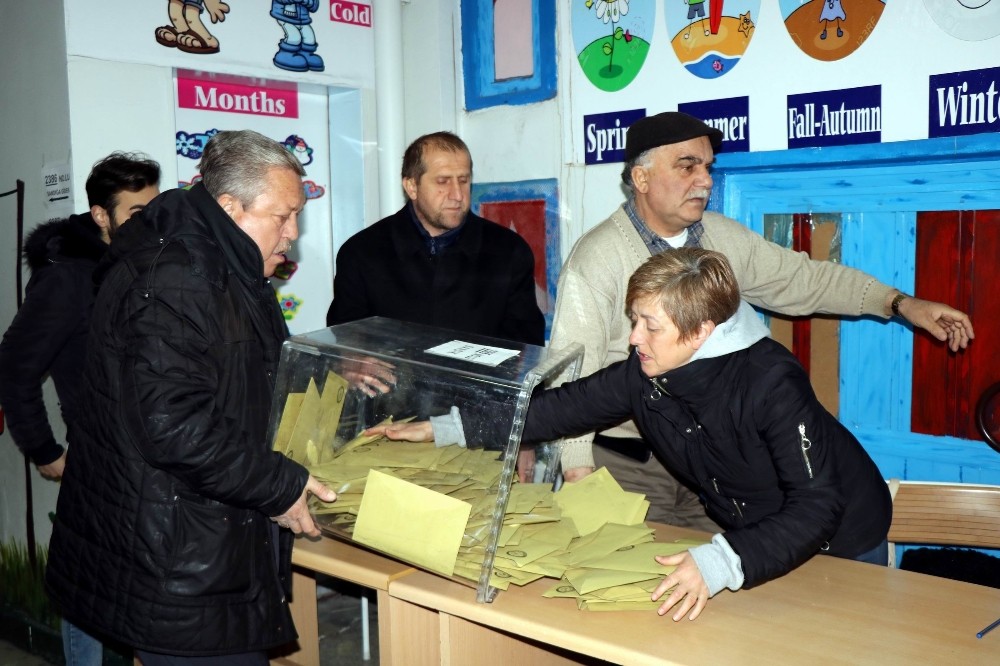 Samsun’da oy sayımı başladı 