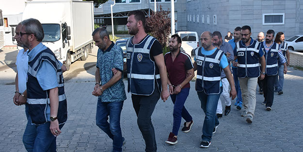 Samsun'da rüşvet operasyonu: 8'i adliyeye sevk edildi