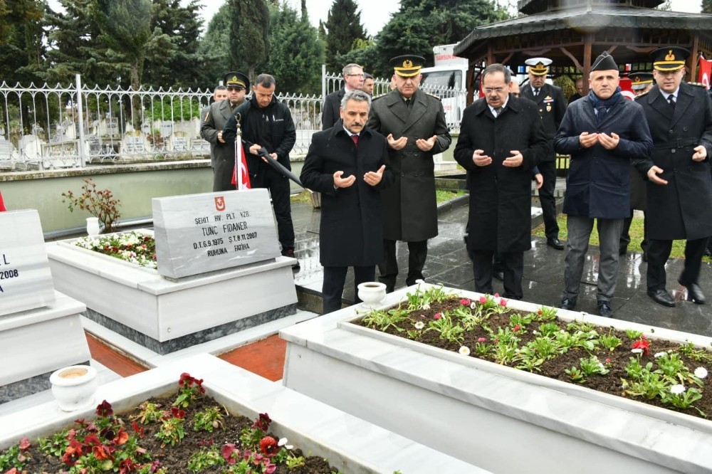 Samsun’da şehitler anıldı 