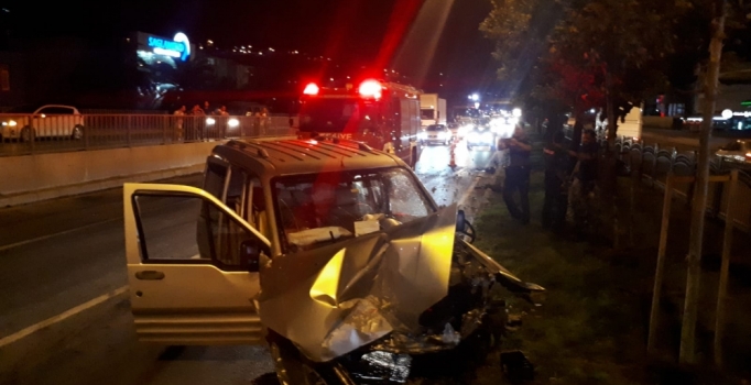 Samsun'da seyir halindeyken kalp krizi geçiren sürücü, kaza yapıp öldü