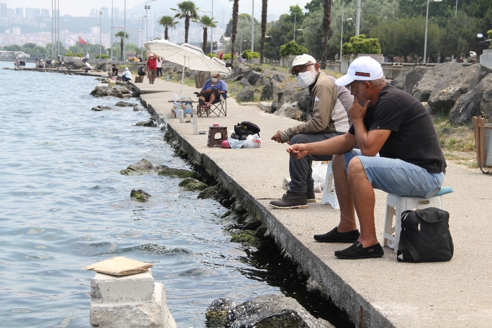 Samsun’da sıcaktan bunalan kendini sahile attı 