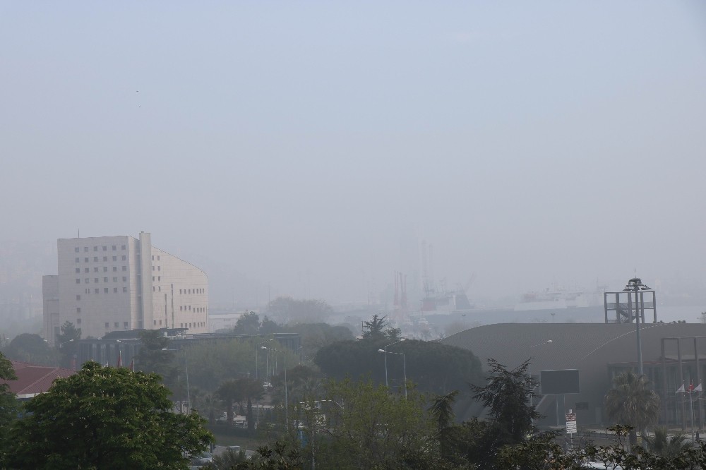 Samsun’da ’sis’li gün 