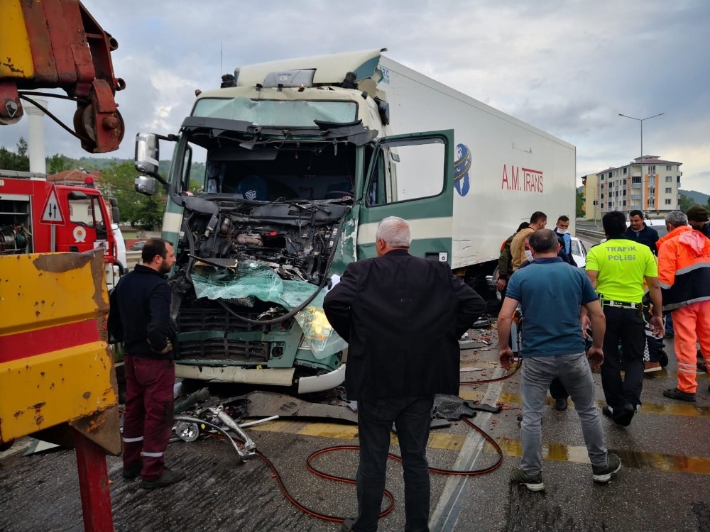 Samsun’da tır dehşeti: 5 yaralı 