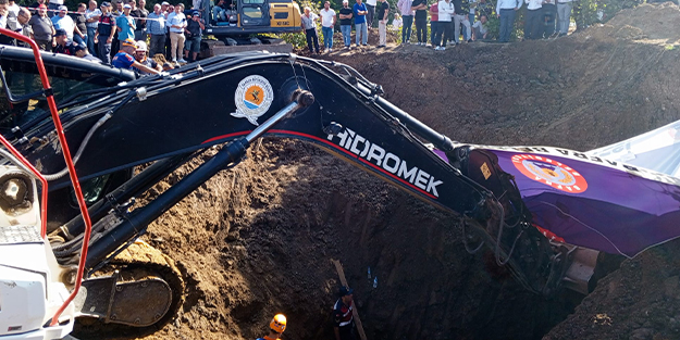 Samsun'da toprak altında kalan 2 kişinin cansız bedenleri çıkarıldı