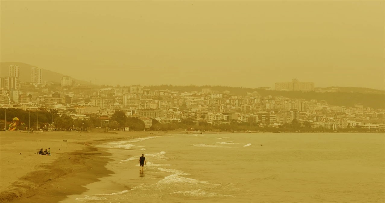 Samsun'da toz taşınımı