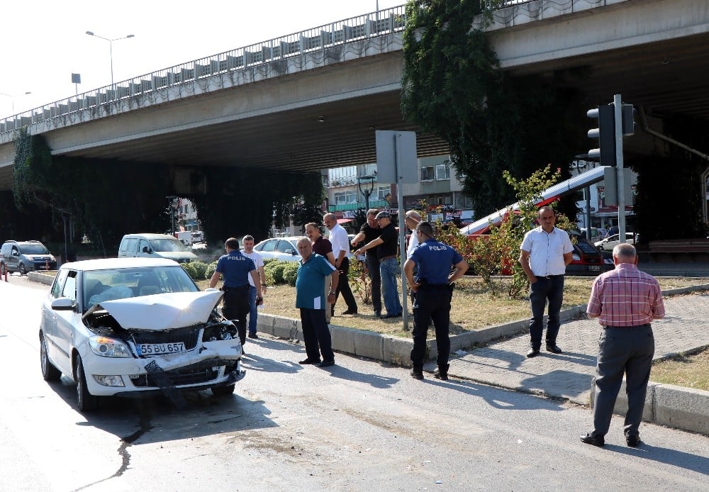 Samsun’da trafik kazası: 1 yaralı 