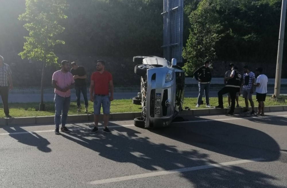 Samsun’da trafik kazası: 1 yaralı 