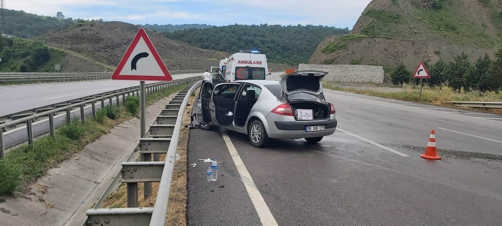 Samsun’da trafik kazası: 2 yaralı 