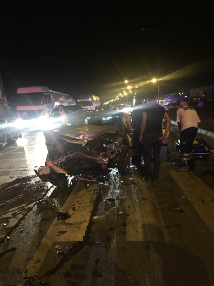 Samsun’da trafik kazası: 3 yaralı 