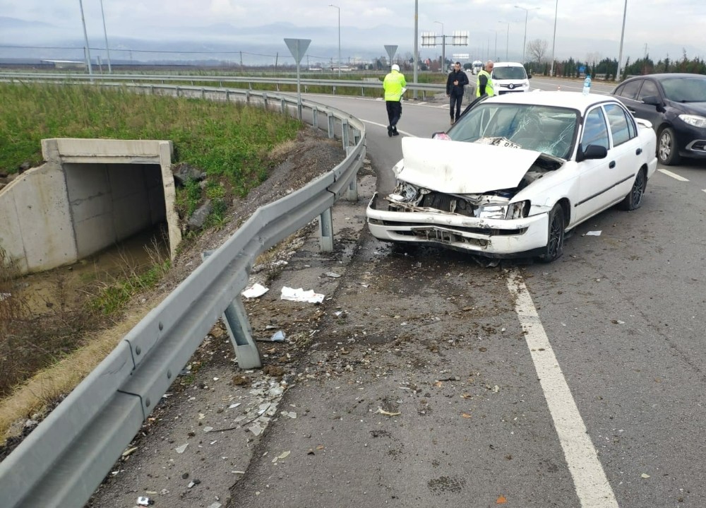 Samsun’da trafik kazası: 3 yaralı 