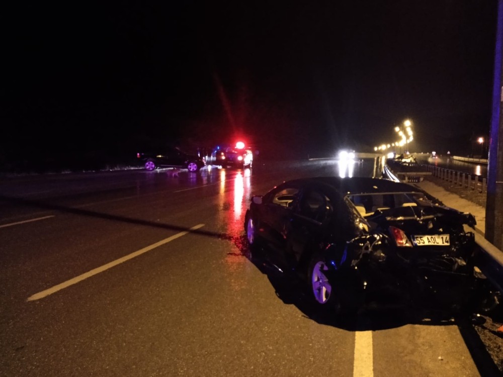 Samsun’da trafik kazası: 4 yaralı 