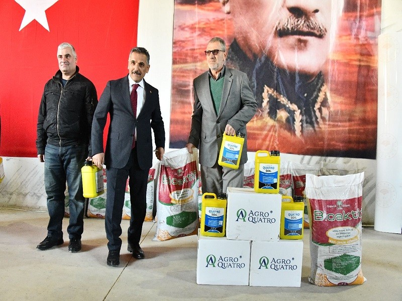 Samsun’da üreticiye 53,7 milyon TL mazot ve gübre desteği 