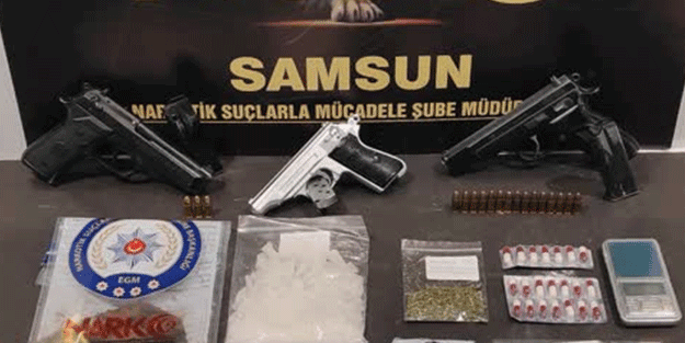 Samsun'da uyuşturucu operasyonu