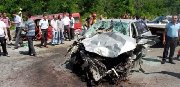 Samsun'da zincirleme trafik kazası: 10 yaralı