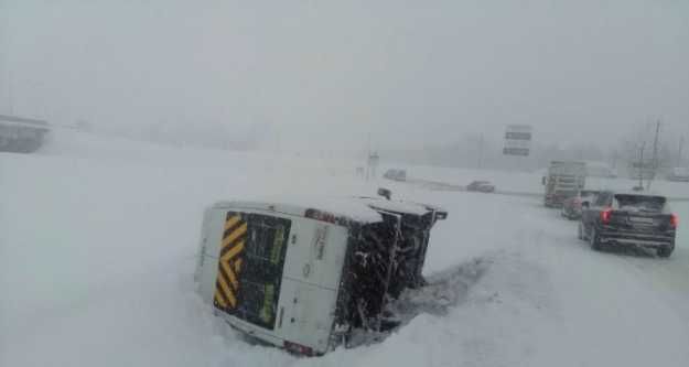 Samsun’da minibüs kazası: 5 yaralı