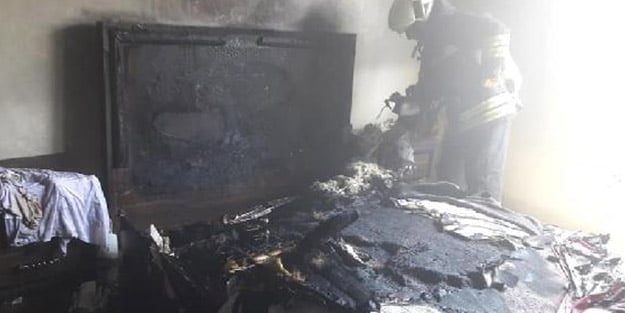 Samsun’daki yangında ilginç detay! Sadece Kuran-ı Kerim yanmadı
