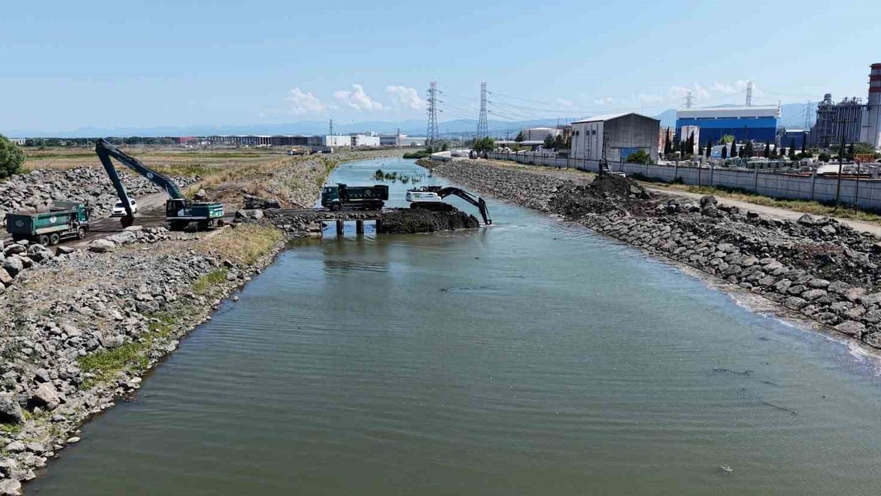 Samsun’daki yeni OSB yeni önlemi! 2 bin 355 metrelik dere ıslahı yapılıyor
