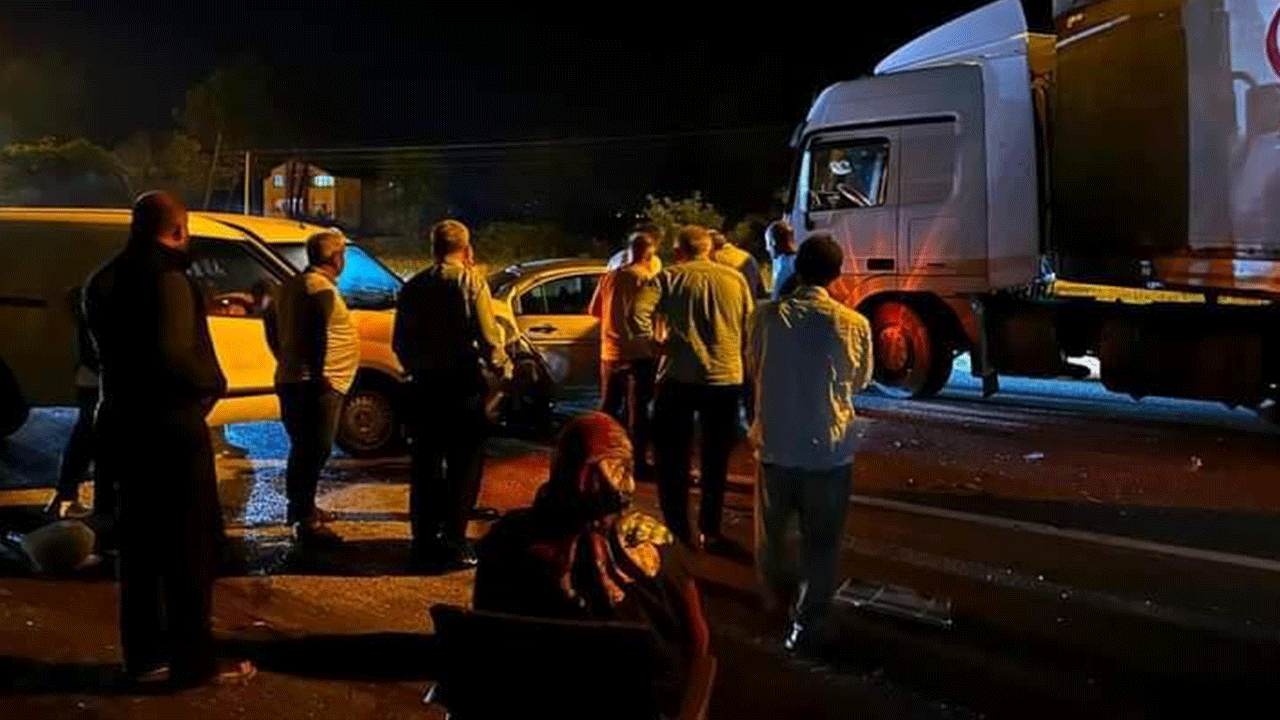 Samsun'daki zincirleme kazada 2 yaralı var