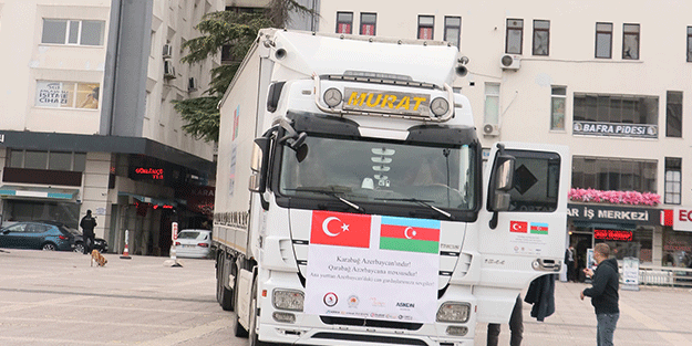 Samsun'dan Azerbaycan’a büyük yardım