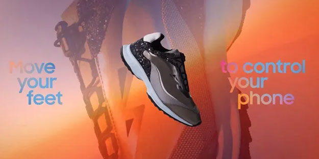 Samsung, telefonu kontrol eden spor ayakkabı üretti