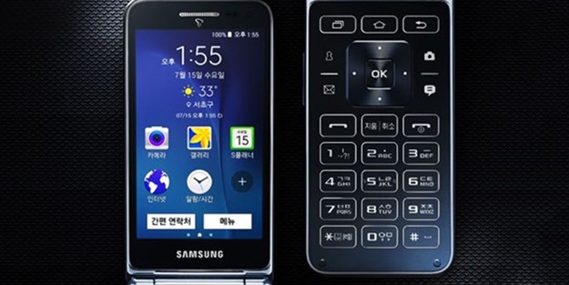 Samsung’un yepyeni kapaklı android telefonu ortaya çıktı