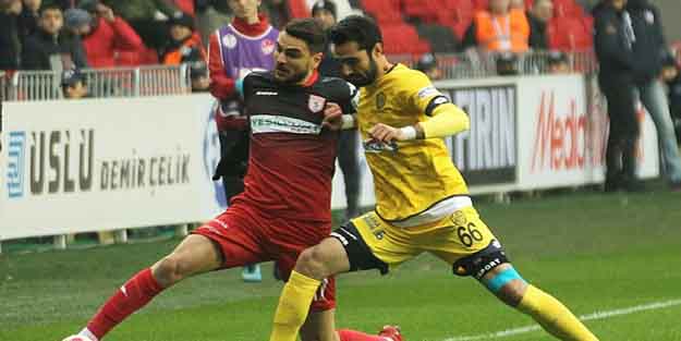 Samsunspor - Ankaragücü maçı berabere tamamlandı