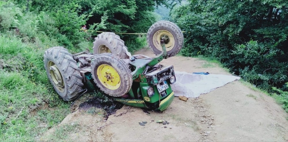 Samsun’un traktör kazası: 1 ölü, 2 yaralı 