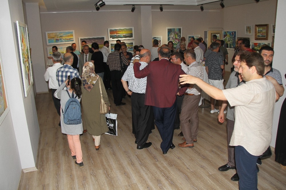 Sanatçı Kenan Demir 15. kişisel resim sergisini Akçaabat’ta açtı 