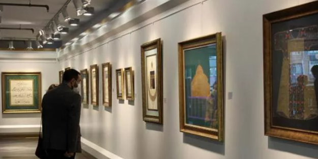 Sanatçı Şeyma Çınar'ın 'Tezyin' sergisi açıldı